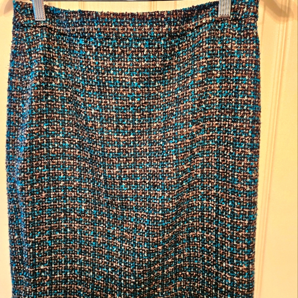 Loft Outlet Multicolor Knee Length Skirt